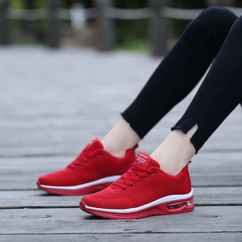 

Women air cushion big size 35-47 running sneakers air mesh sport shoes lace-up outdoor shoes men comfortable walk trainers