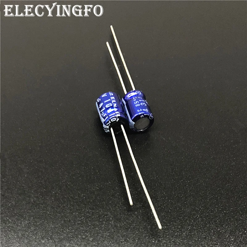 100 шт. 47 мкФ 10V47UF ELNA Япония RE3 Series 5x7 мм 10V47uF аудио конденсатор с алюминиевой крышкой