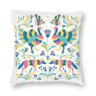 Наволочка для подушки с цветочной вышивкой, 40x40