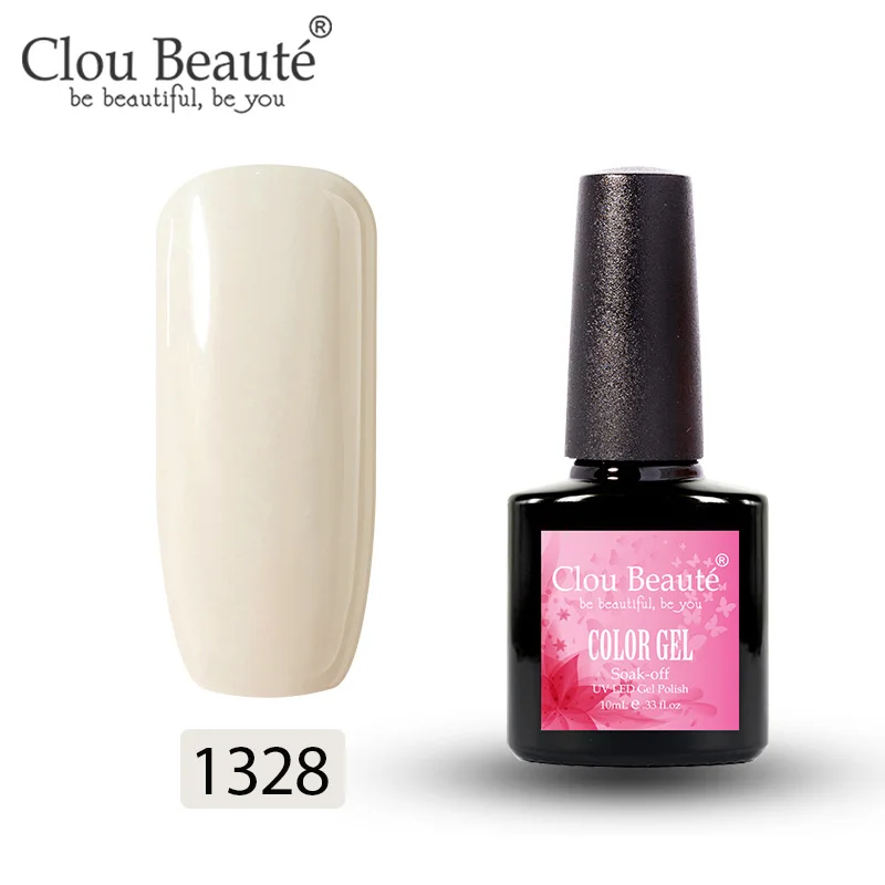 Clou Beaute 179 цветов Гель-лак для ногтей 10 мл УФ маникюр Дизайн полуперманентные Лаки дизайн ногтей гель Украшение Лак - Цвет: 1328