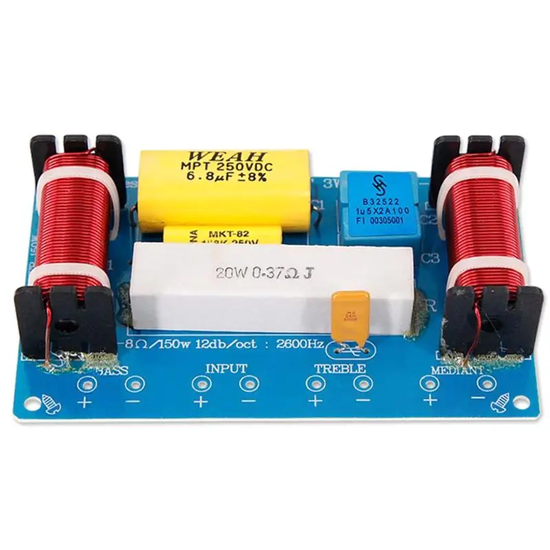 WEAH 338 3 Way 120W динамик аудио делитель частоты громкоговоритель фильтр|Аксессуары