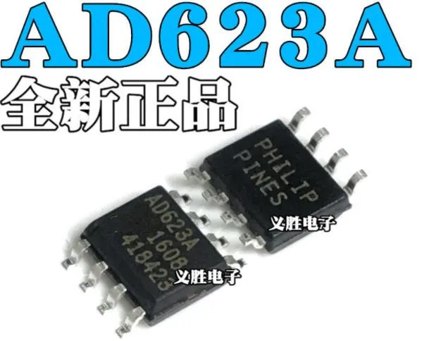 

New original AD623ARZ AD623AR AD623A SOP-8 10PCS/LOT