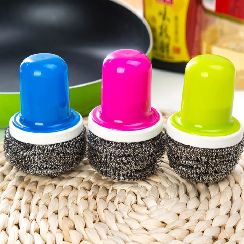 

Stainless Steel Scourer Wire Dish Pot Kitchen Cleaning Ball Cleaning Brush For Cleaning Pots And Bowls Stains