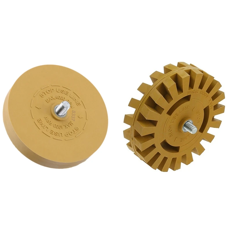 

2 шт. в наборе, Heavy Duty, в тонкую полоску, автомобильная наклейка ластик стирательная резинка колесо колодки Стикеры удаление инструмент, 100 мм ...