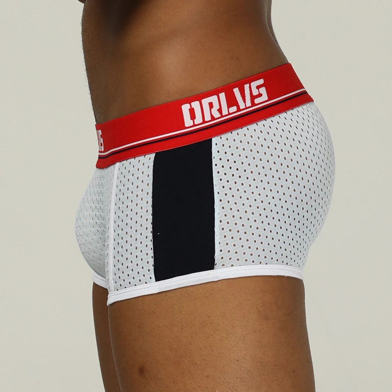 ORLVS Брендовое Мужское нижнее белье мужские боксеры cueca tanga быстросохнущие мужские брюки Ropa Interior hombre мужские боксеры шорты calzoncillo hombre