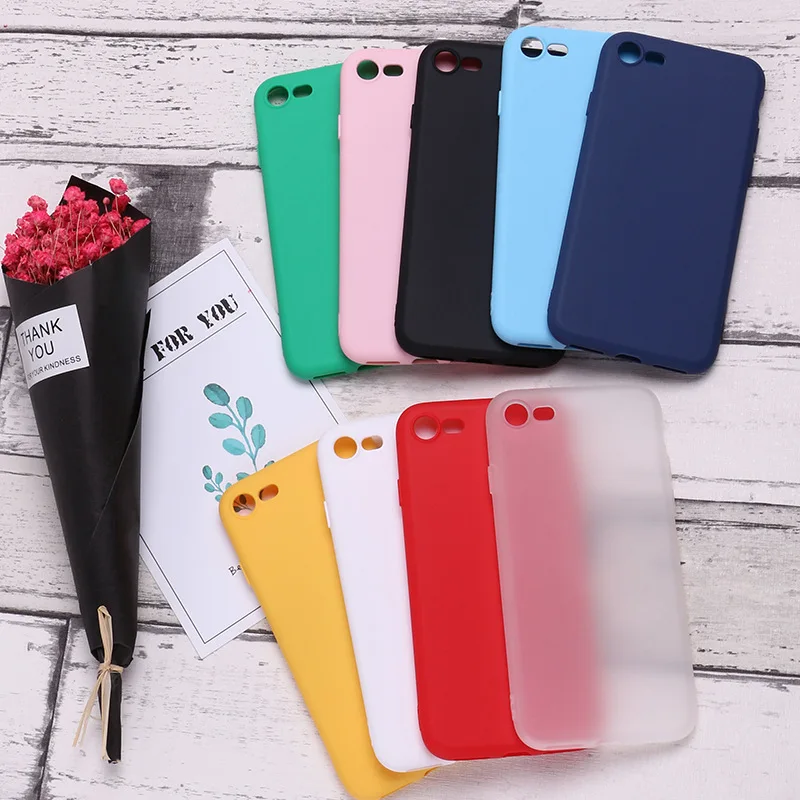 Простой мягкий чехол moskado для iPhone 11 X XR XS Max 6 6S 7 8, чехол яркого цвета для iPhone 7 Plus, мягкий термополиуретановый чехол s
