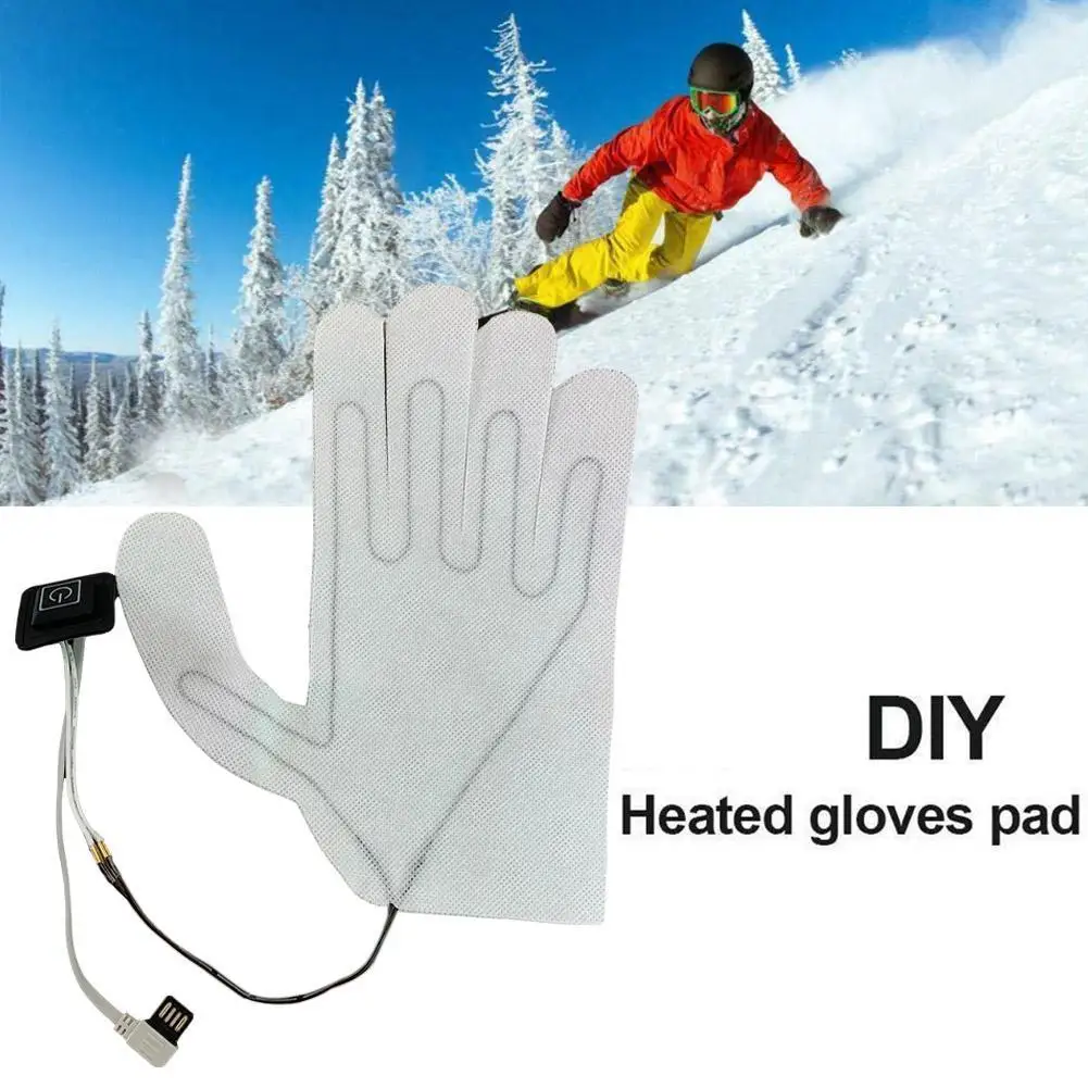 

Glove Heater Outdoor Cycling Supplies Glove Heating Pad Portable DC Durable Electric Sheet Thermal Mitts for Camping Fishing