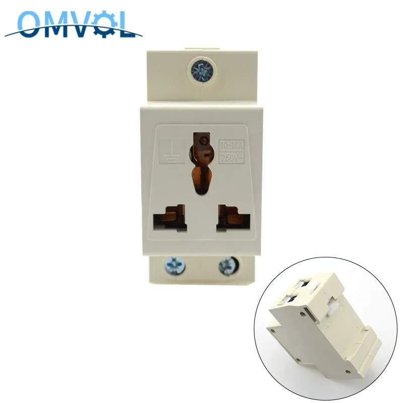1 шт. штепсельный сокет для модуля розетка распределительная коробка рейка