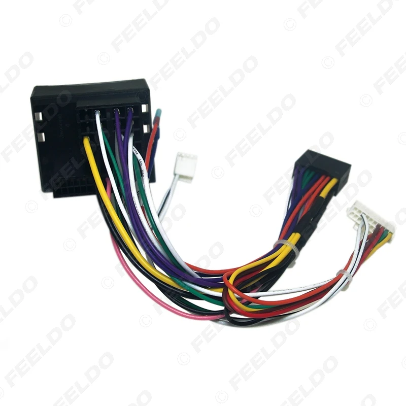 Автомобильный стерео аудио 16pin Android электропроводка жгут проводов кабель адаптер