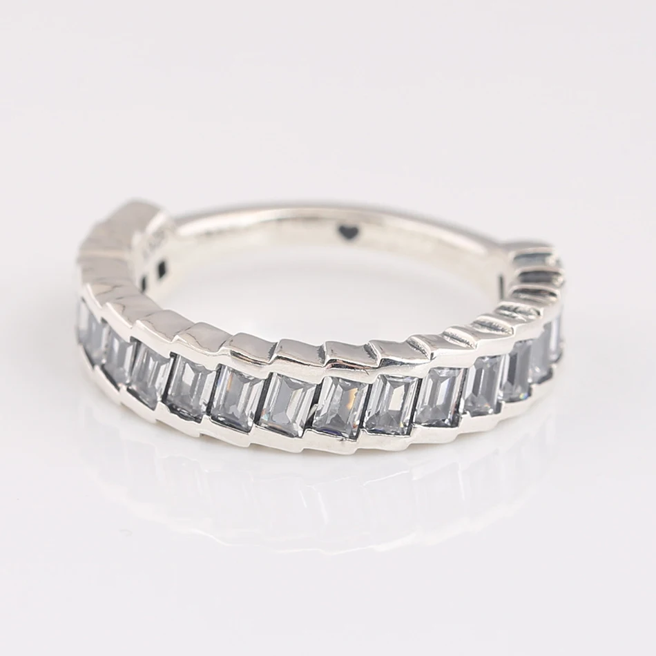 

S925 серебро ледяная красота с украшением в виде кристаллов кольцо для женщин Свадебная вечеринка подарок fit Pandora ювелирные украшения