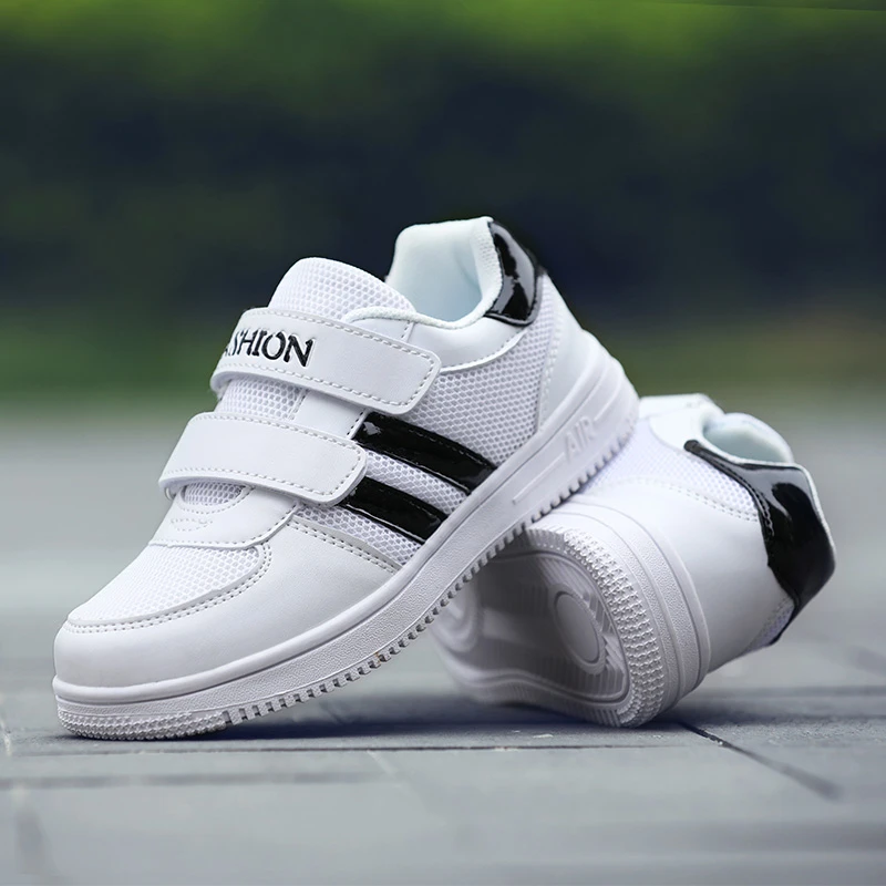 FLARUT детская беговая Обувь белые кроссовки для мальчиков спортивная обувь из