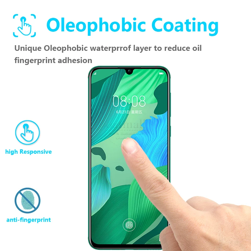 2 шт. полное покрытие закаленное стекло для Huawei Nova 5i 5 Pro Защитная пленка экрана 5T