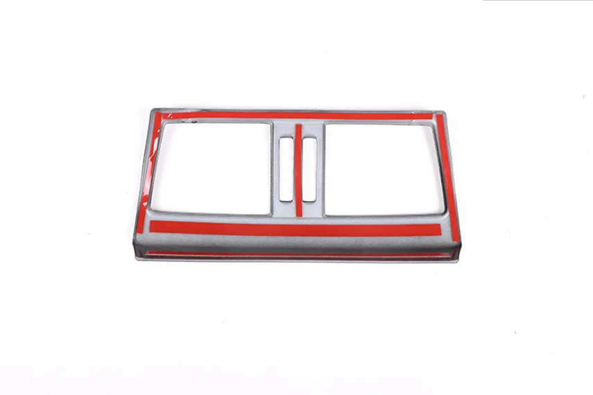 

Matt Chrome Armrest box Rear AC AIR Vent Trim cover For BMW X5 E70 X6 E71 08-13