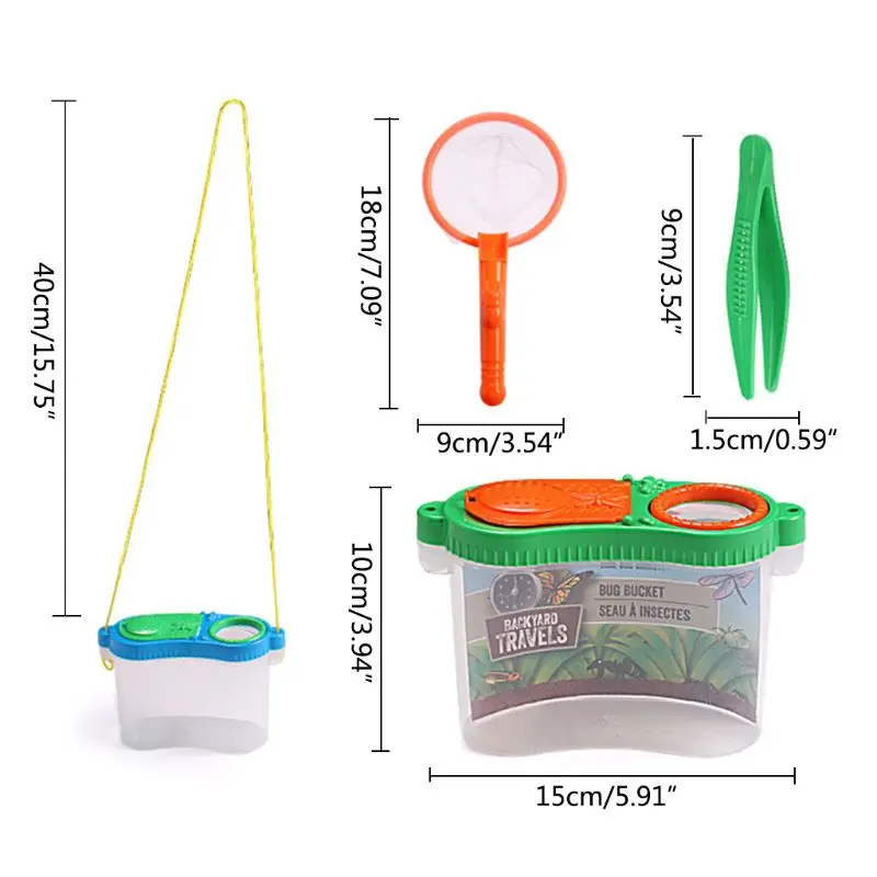 

Portable Insect Observer Child Magnifier Toy Observation Box Children Outdoor Experiment Exploration Equipment Supplies