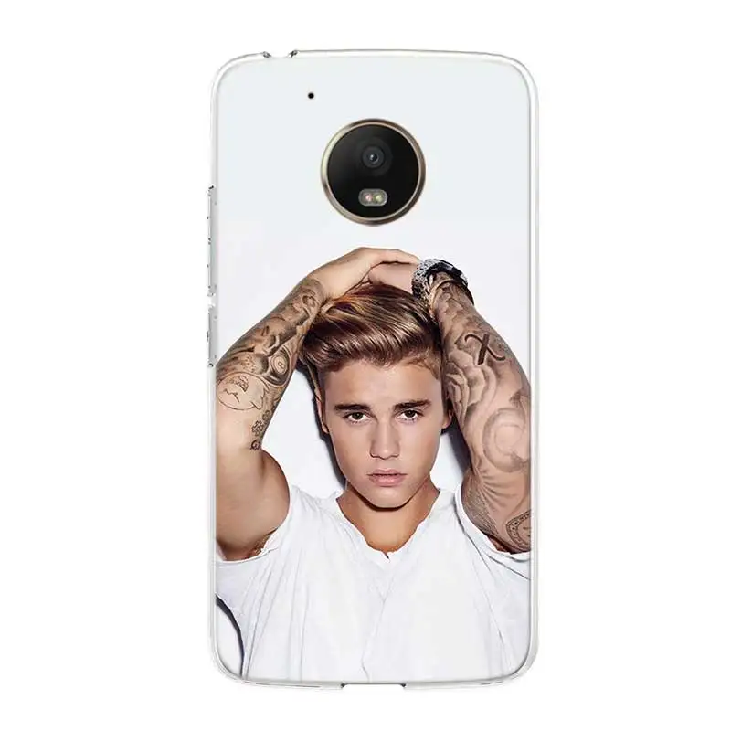 Оригинальный силиконовый мягкий чехол Justin Bieber для Motorola Moto G7 Power G6 G5 G5S E6 E4 E5 Plus G4 Play