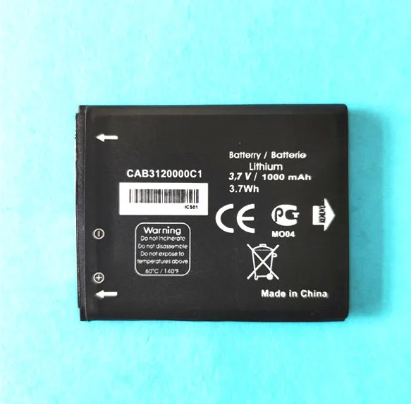 Новый литий ионный аккумулятор CAB3120000C1 CAB23A0000C1 850 мАч 3 7 в для Alcatel One Touch 768 OT710 OT888A