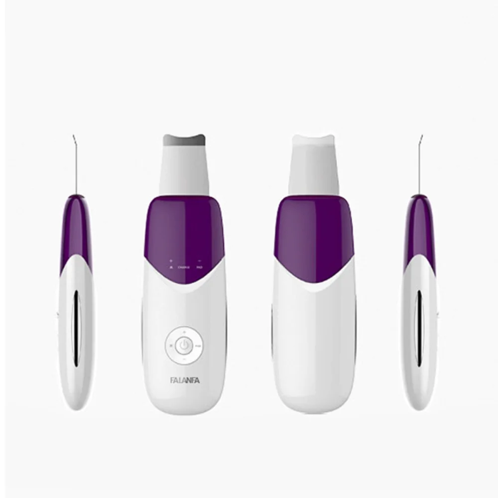 

Ultrasonic Facial Cleanser Pore Cleaner Shoveling Machine Face Cleaning Blackhead Remover Ion Beauty Tools Skin Lifting Firming