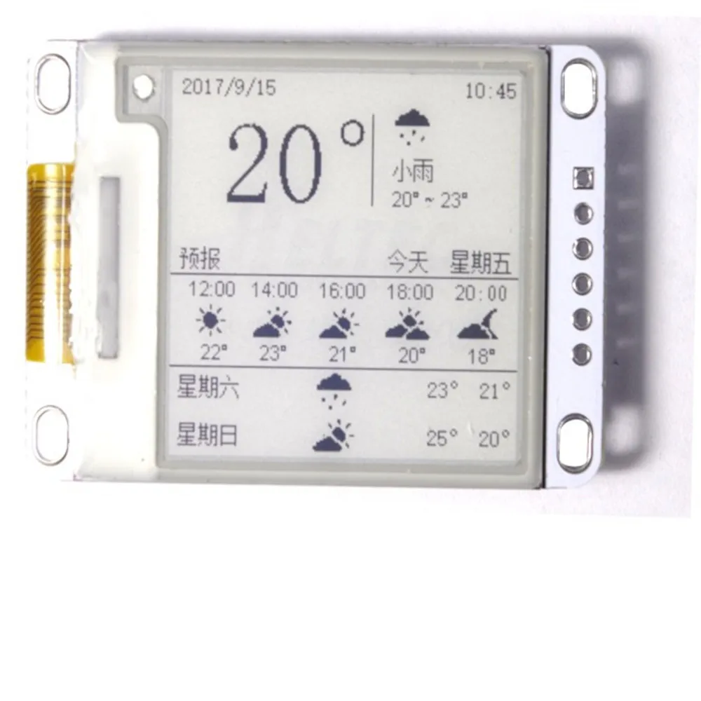 Taidacent Raspberry Pi Белый Черный Видимый SPI 200x200 1 54 дюйм E-Ink электронная бумага дисплей