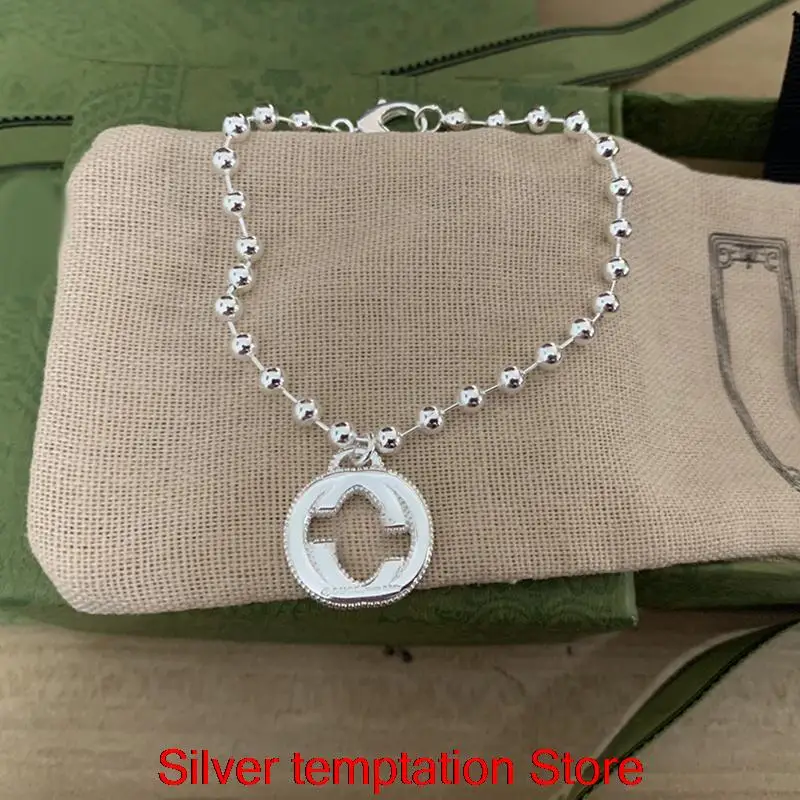 

Ag 925 пробы серебряные соединяющиеся браслеты для мужчин и женщин, трендовые роскошные аксессуары Charma, изысканный оригинальный подарок