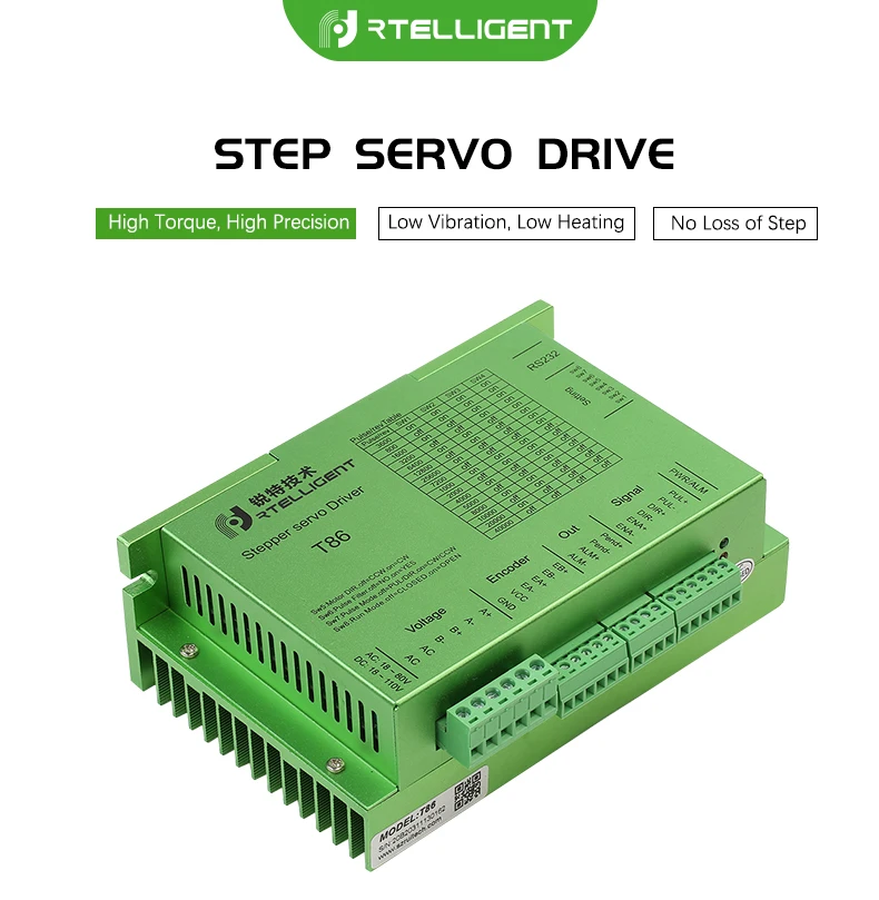 Rtelligent Nema 34 T86 замкнутый контур шагового двигателя Драйвер шагового двигателя для шагового двигателя маршрутизатор 3d принтер машина для резки
