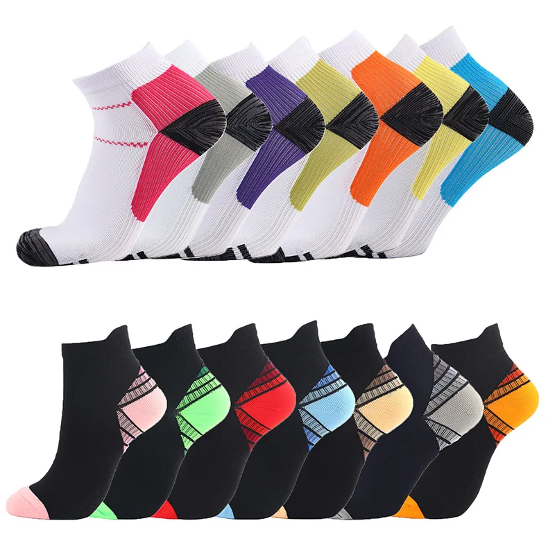 

5pcs Explosive Ankle Protection Compression Socks Men's and Women's Socks Nylon Sports Compression Socks Wholesale