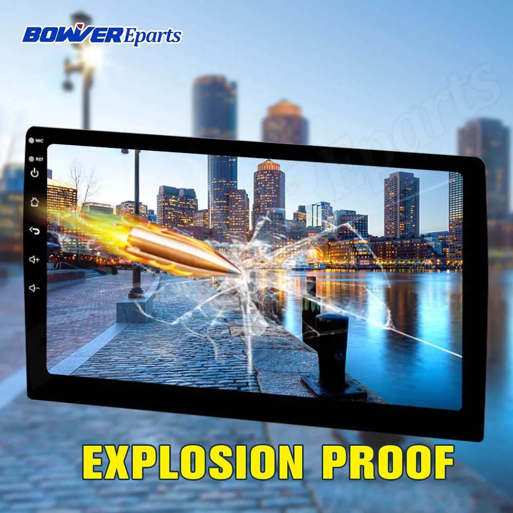 Закаленное стекло для радио DVD GPS ЖК-дисплей с сенсорным экраном защитная пленка 10