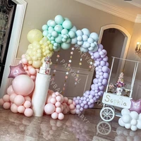 294pcs pastel pearl latex balloons set round arch garland kit backdrop party decors wedding birthday valentines day globos