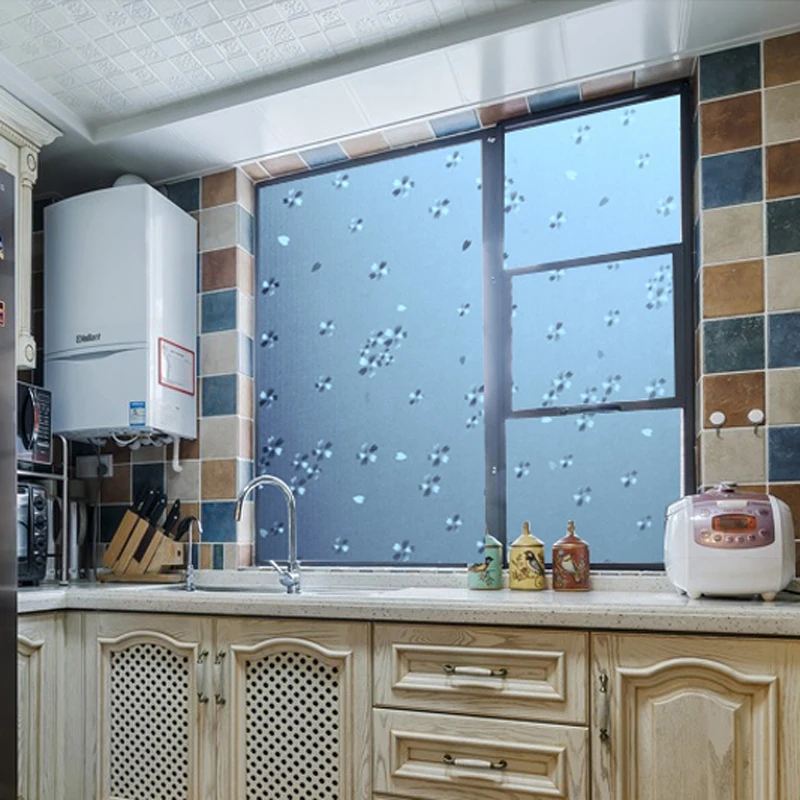 Антистатическая самоклеящаяся клейкая оконная пленка на окно 3D лазерные