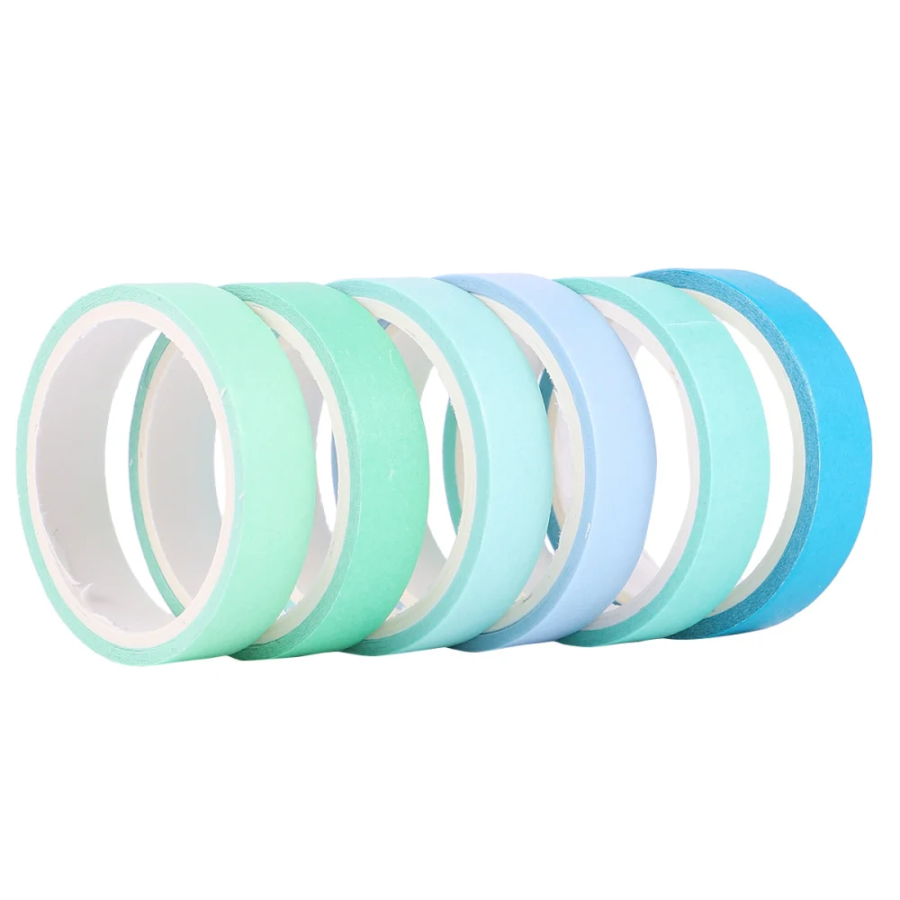 

Набор клейких лент в японском стиле, цветные декоративные Стикеры для скрапбукинга, дневника «сделай сам» (лавандовый стиль, 2 комплекта/12 ш...