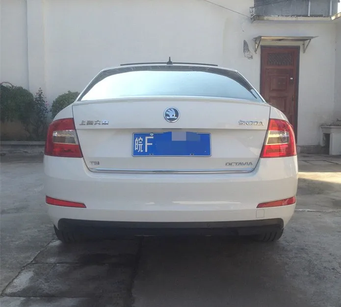 Спойлер для Octavia 2015 2017 Skoda спойлер yw из АБС пластика цветной задний крыла