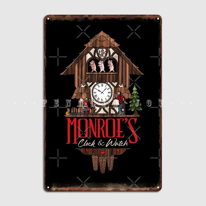 

Монро часы металлический знак настенная роспись паб классическое украшение гаража оловянные плакаты