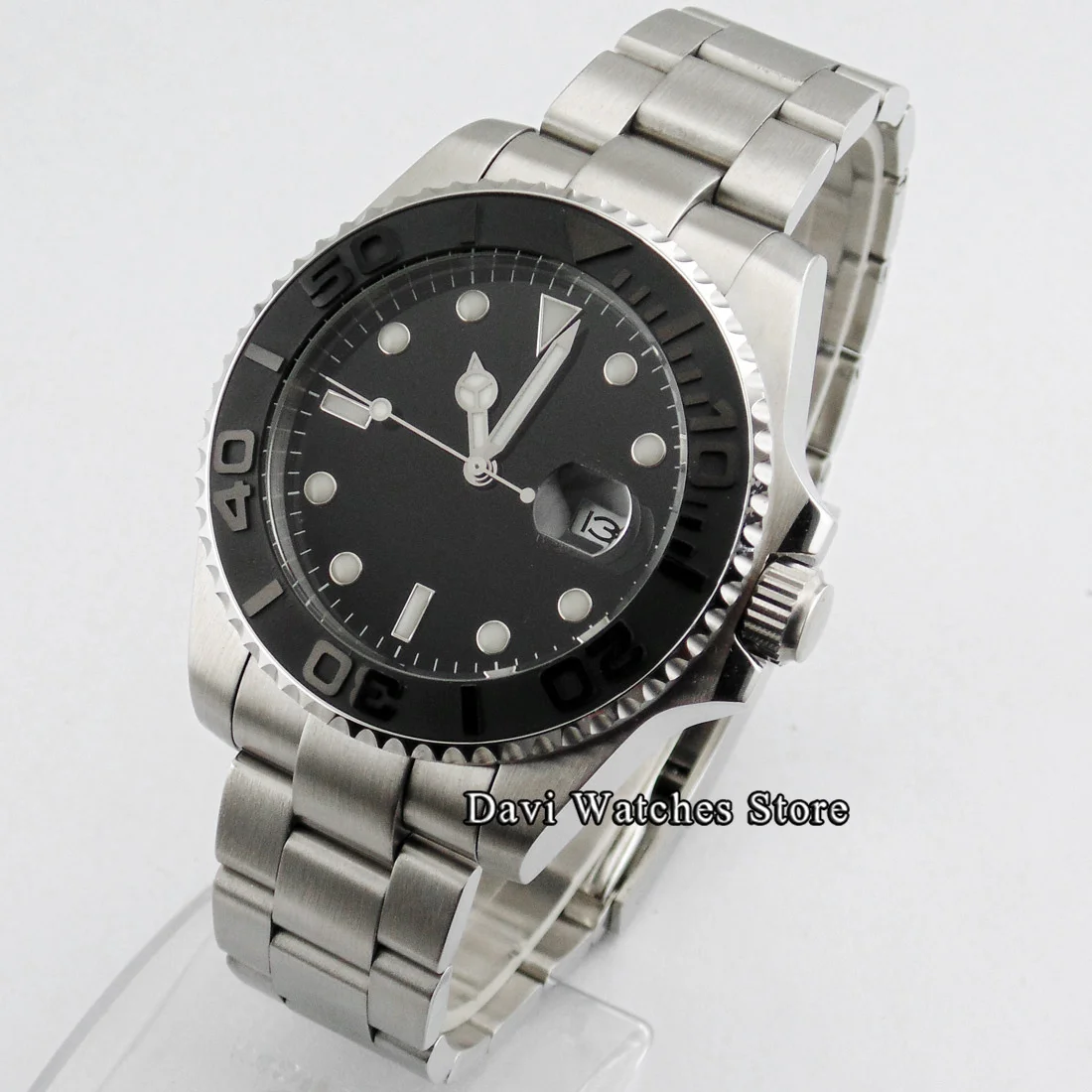 Часы мужские механические стерильные 43/40 мм | Наручные часы