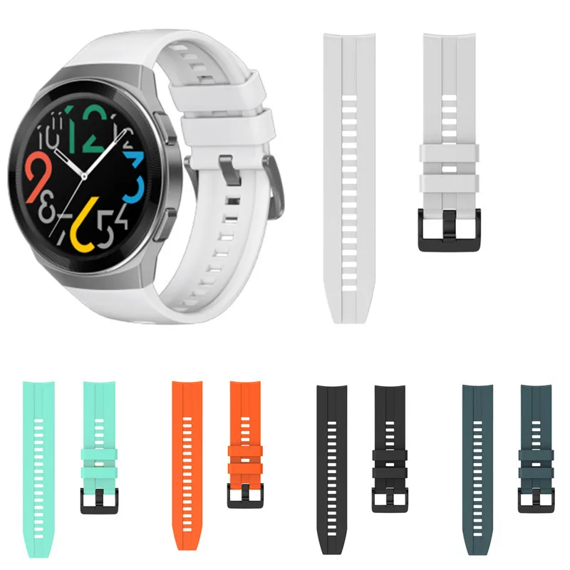 Silicone Watch Strap For Huawei GT 2e Bracelet Band Sport Wrist GT2 / 46mm Wristband Honor Magic 2 | Электроника