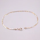 Браслет женский скрученный из 18-каратного золота, ширина 2 мм, плетеный браслет-цепочка г1,4 см