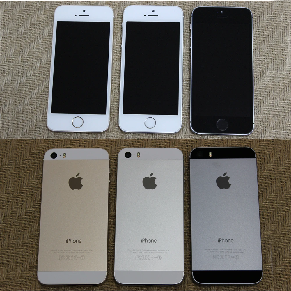

Original Apple IPhone 5s 4inch Screen 16/32/64GB 8MP Camera WIFI SIRI Touch ID Unlocked Smartphone Mobile Phone With Fingerprint