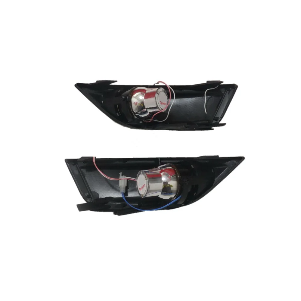 July King Car Bifocal Lens Fog Lamp Assembly with 6000K Angel Eye Rings DRL case for Ford Mondeo 2011 2012 2013 Made at TAIWAN | Автомобили