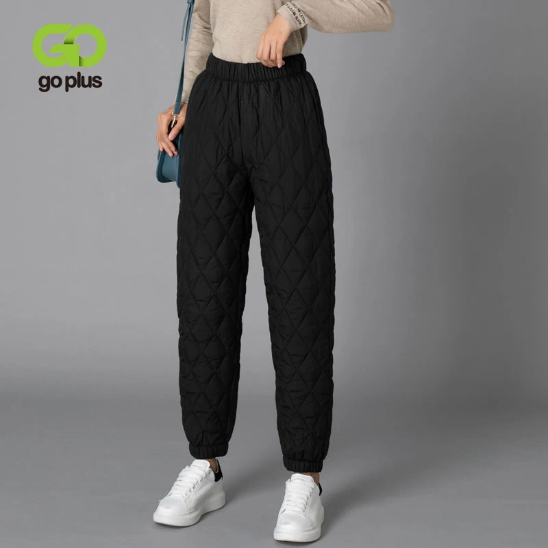 

GOPLUS Pants Harajuku Women Thicken BlackTrousers Winter Plus Size Harem Pants Pantalones De Mujer Invierno Pour Femme C60010