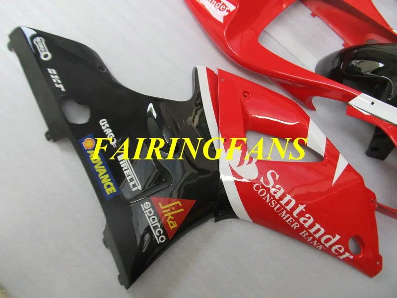 Комплект обтекателей для мотоцикла YAMAHA YZFR1 98 99 YZF R1 YZF1000 1998 1999 ABS Красный Черный