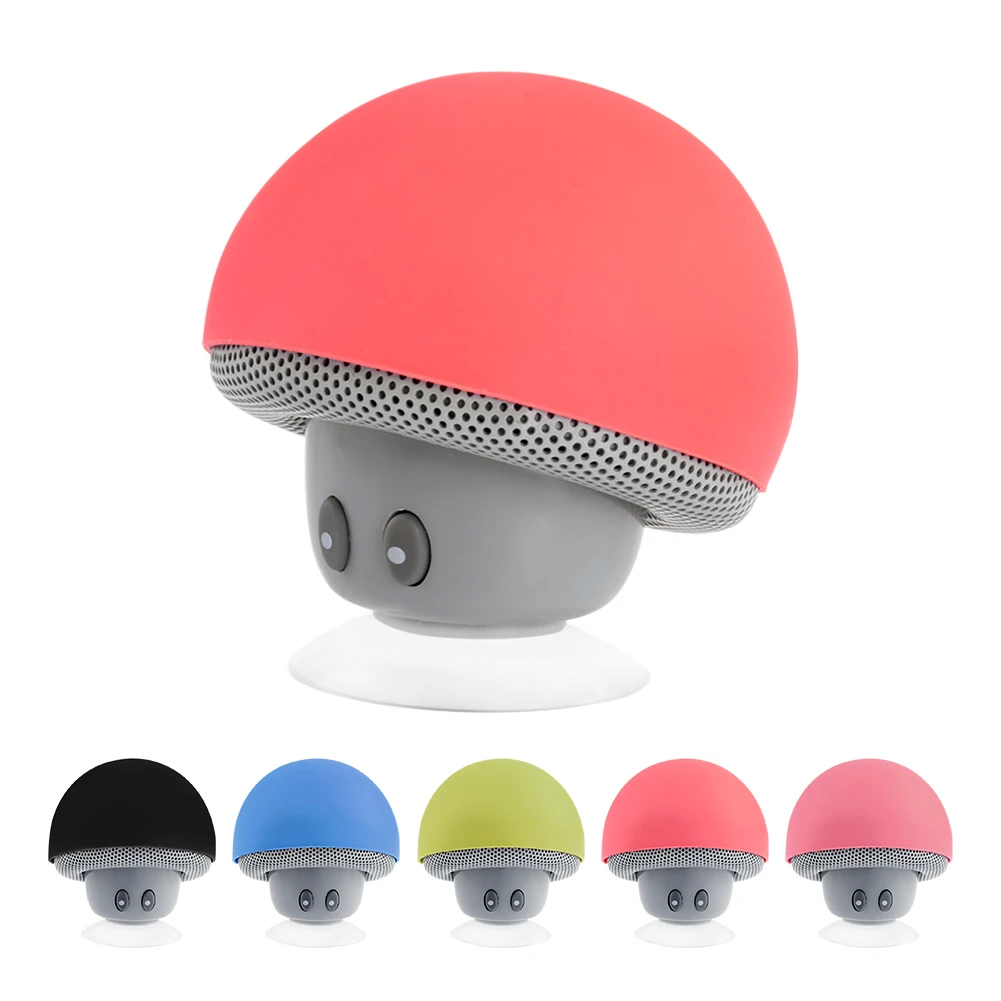 Портативный беспроводной мини Mushroom Bluetooth Speaker Stereo Черный Синий Желтый Красный
