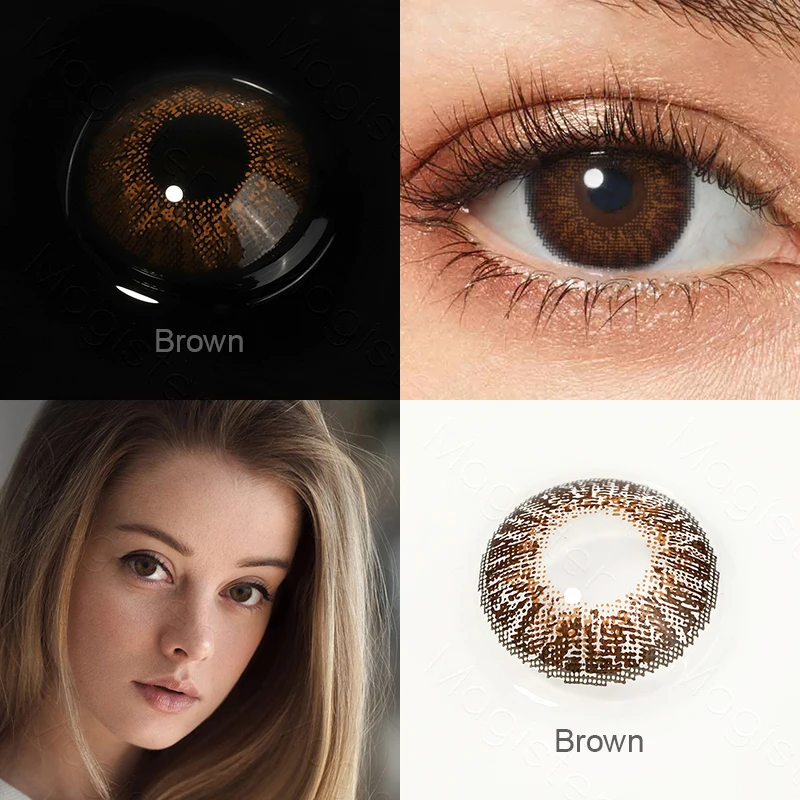 Контактные линзы 3 тона цветные ed для глаз 1 пара цветных контактных линз