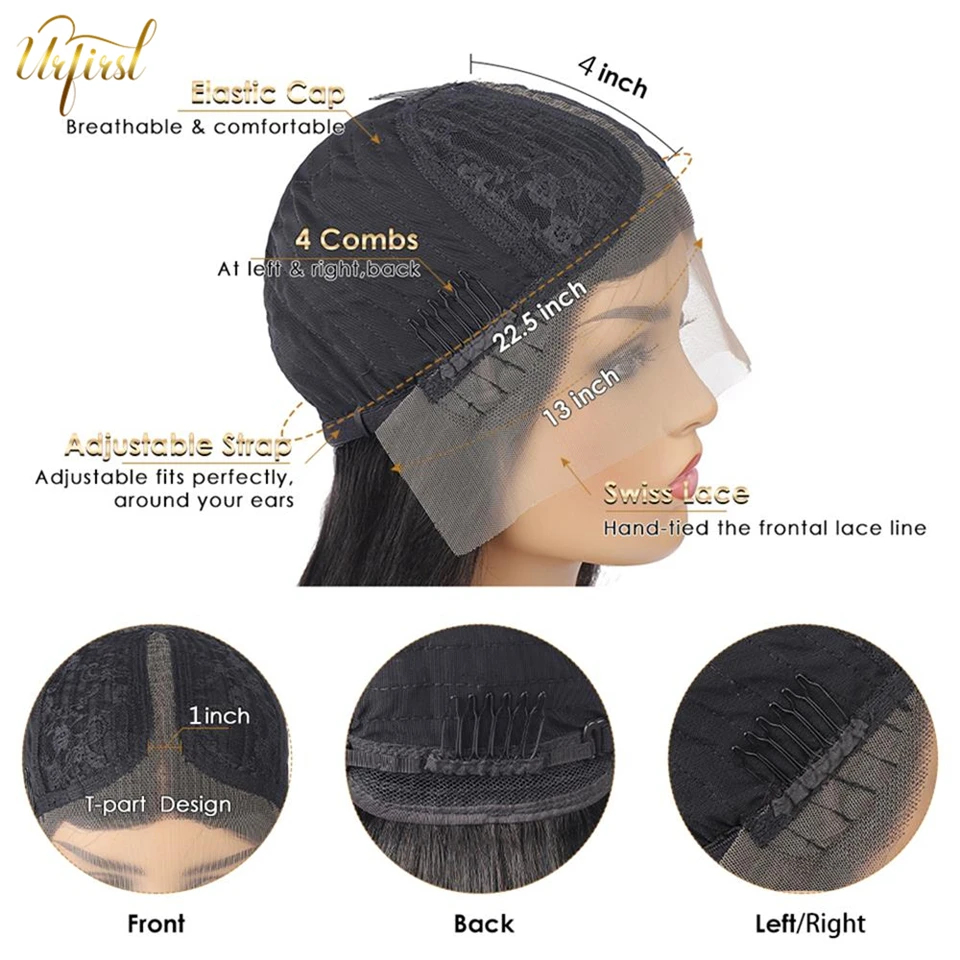 Парик для женщин 30/32 дюйма с длинными волосами|Парик из натуральных волос на