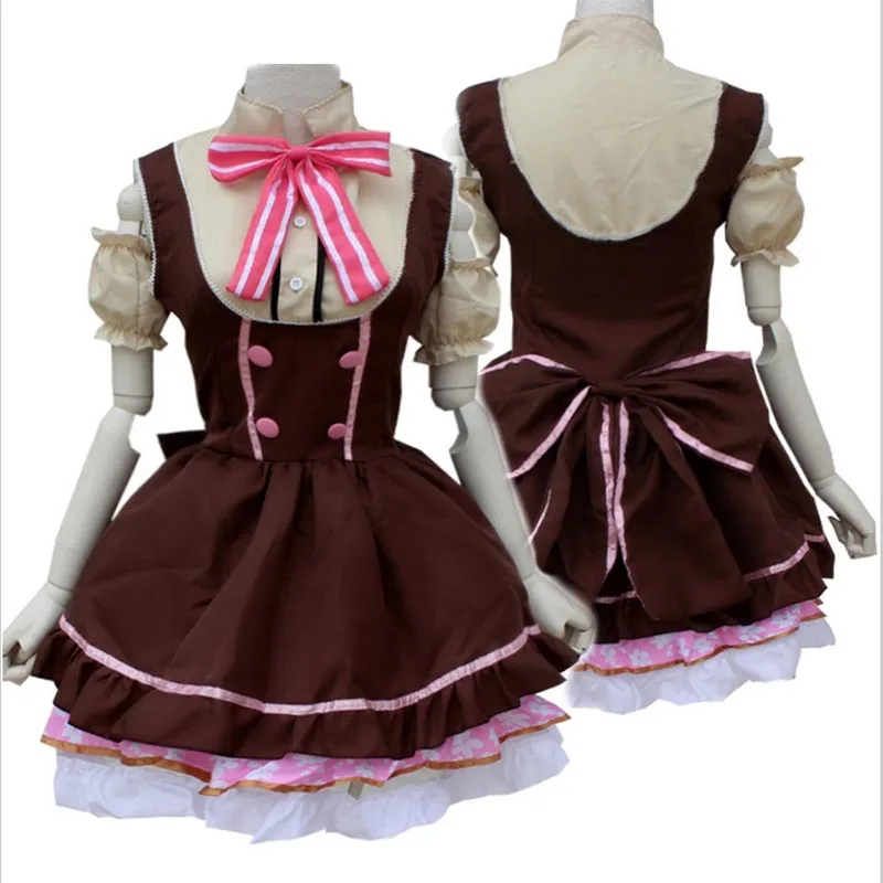 

Anime Love Live Tojo/ Umi/ Eli / Hanayo/ Nico/ Rin Candy Maid Uniform Princess Lolita Dress Cosplay Costume love live cosplay