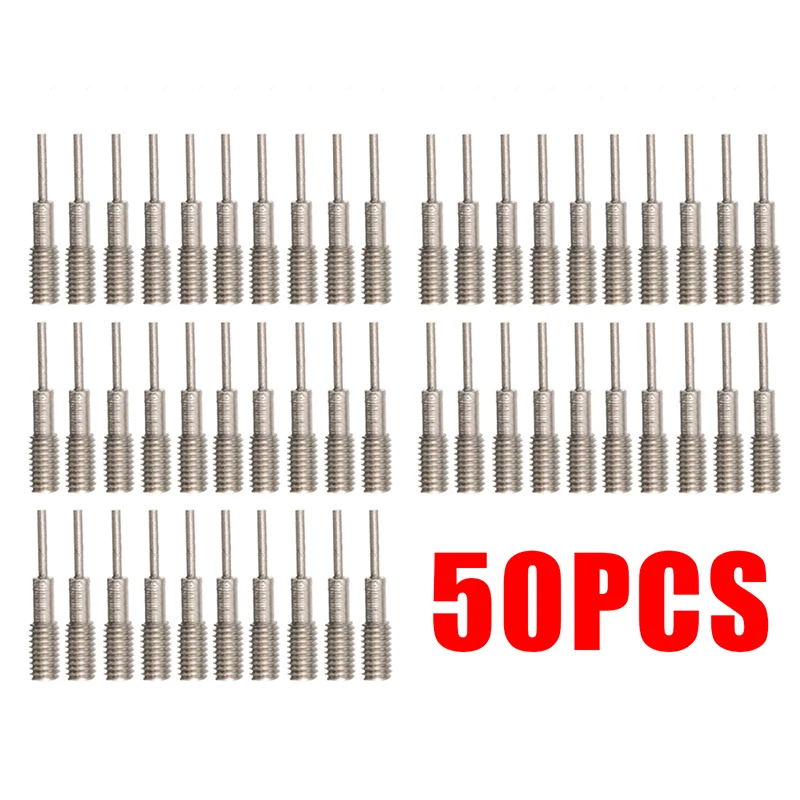 50pcs Watch Spare Repair Pins Band Link Remover Pin Strap Watch Link Spring Bars Adjuster Watchmaker Repair Tool Replacement Kit