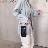 Womens Diagonal Cross Leather Sheepskin Bags 2022 New Small Mobile Phone Bag Fashion Genuine Leather Brand Rhombus Shoulder Bag