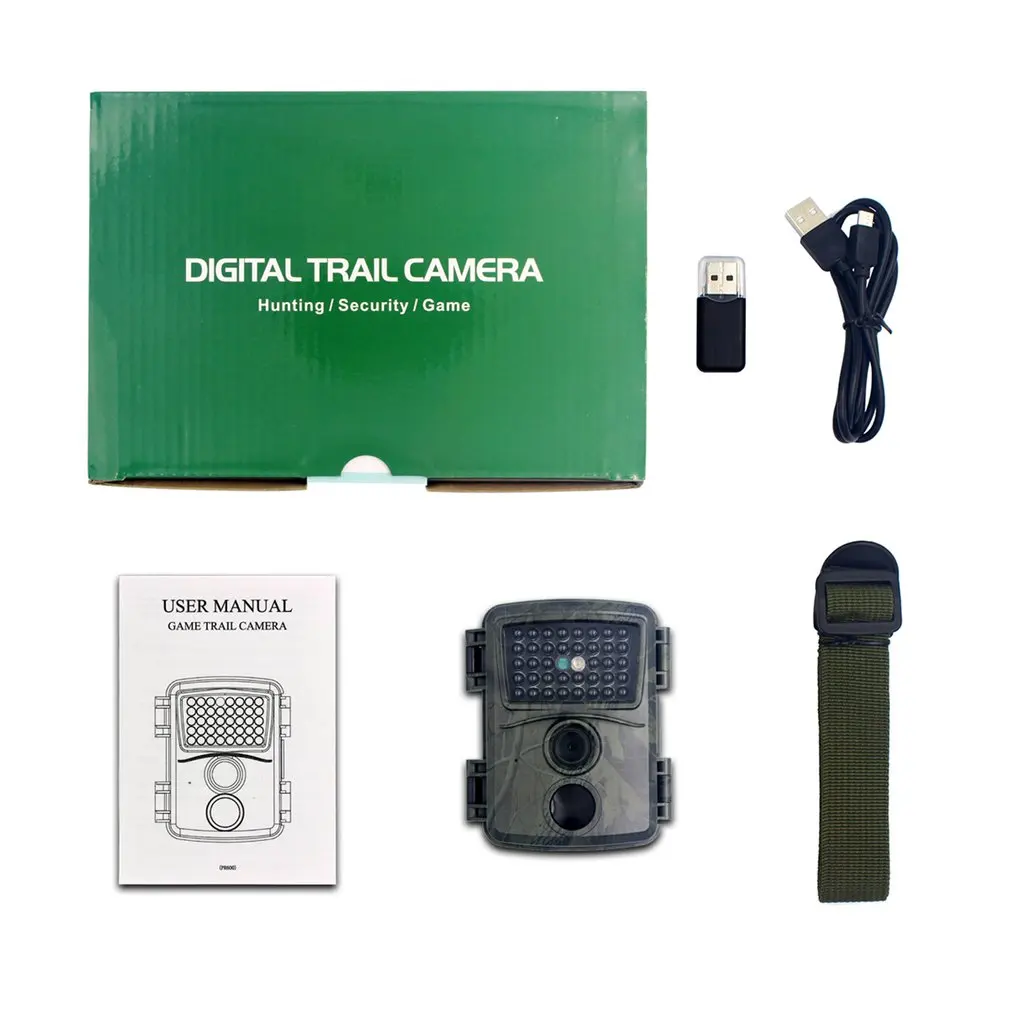 

PR600 Hunting Camera Photo Trap 12MP Wild-life Trail Night Vision Video Cameras For Outdoor Hunting Scouting Game