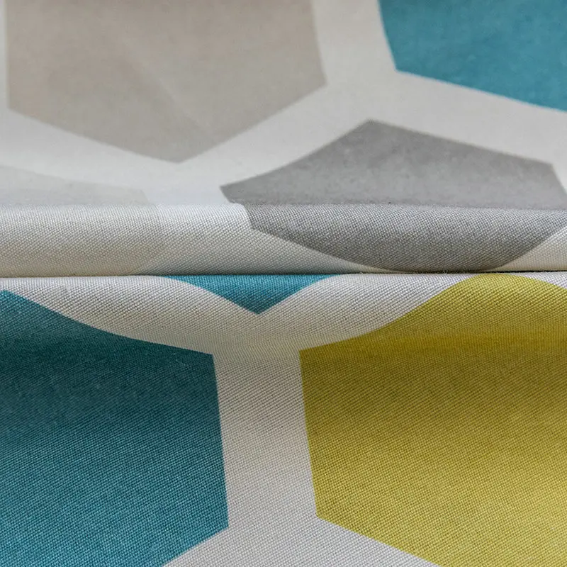 

COLORFUL KING Print Geometry Modern Simplicity Blackout Curtains Drapes Curtains For Living Room Kitchen Bedroom