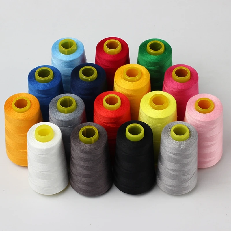 3000 Yards Colorful Sewing Thread High-speed Polyester Machine Fit for Normal Thickness Fabric Thin M6CE | Дом и сад