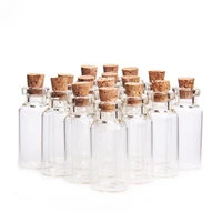 10pcs 135101520ml christmas wish bottles small empty clear glass bottles vials for holiday wedding home decoration gifts