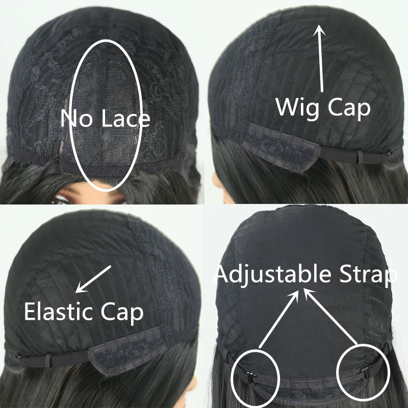 

RONGDUOYI Middle Part Brown Heat Resistant Fiber Synthetic Wig Long Body Wave Blue Hair Wigs for Women Machine Made Cosplay Wig
