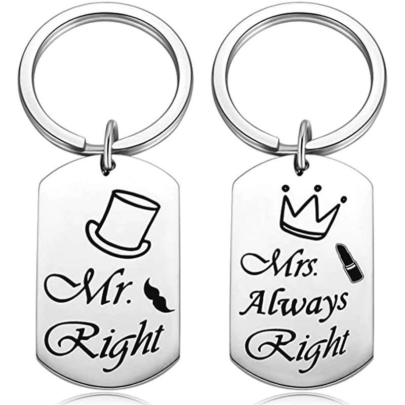 

Couples Keychains Lover Gift for Him Her Girlfriend Boyfriend Wife Husband Valentine's Day Gifts Anniversary Men Women Key Ring